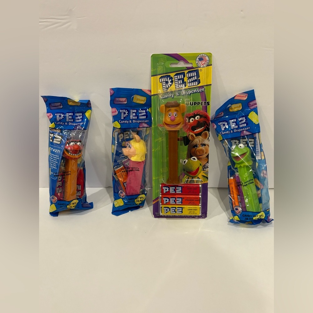Brand New Disney The Muppets Pez Lot of Four